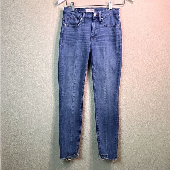Madewell 9” high-rise skinny front seam jeans size 25 - Picture 5 of 13